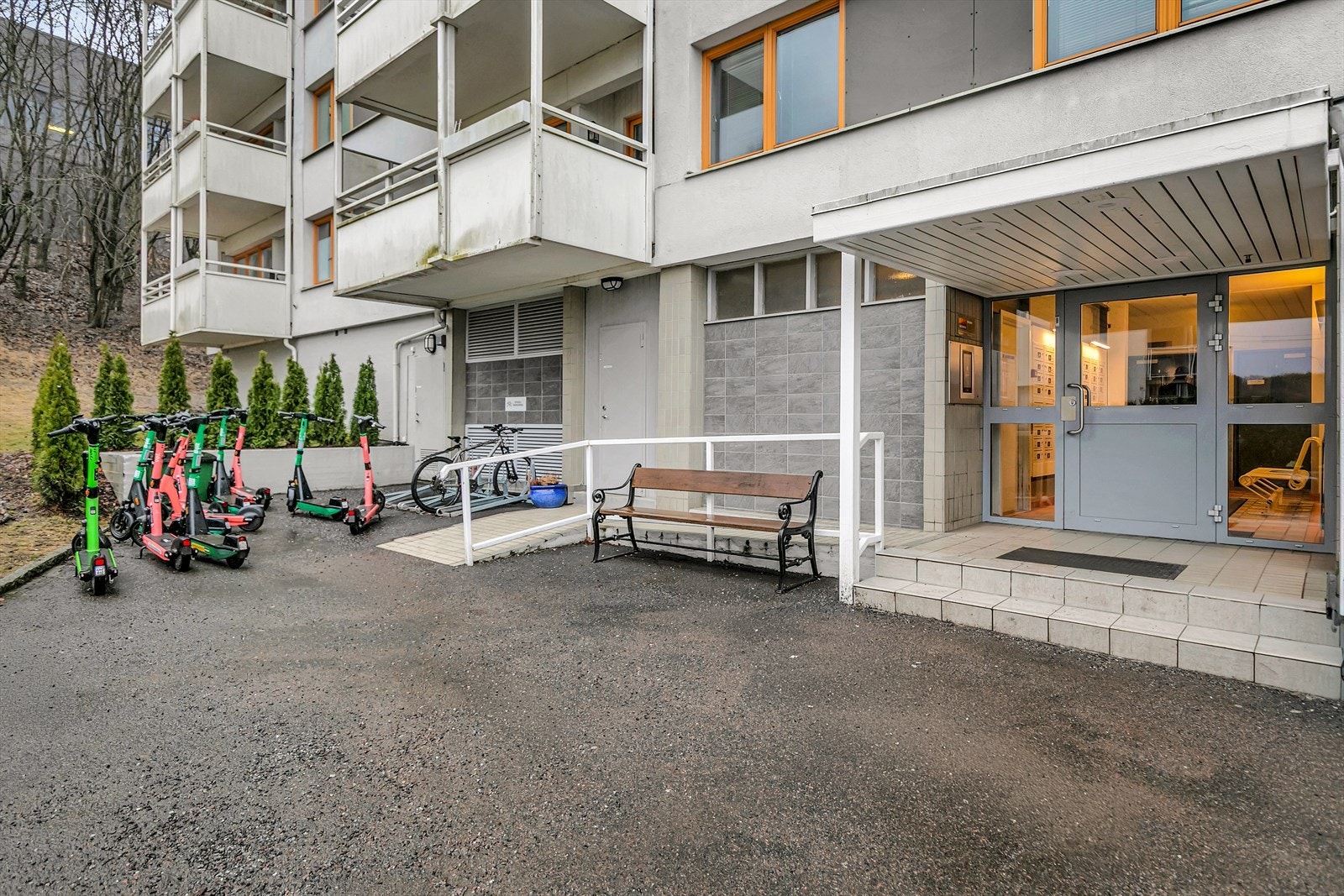 Borettslaget består av 264 andelsleiligheter. Galleribilde