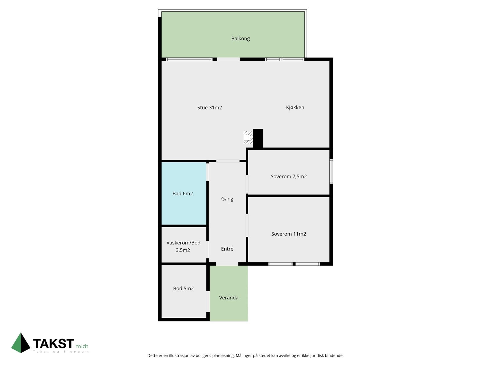 Planskisse Galleribilde