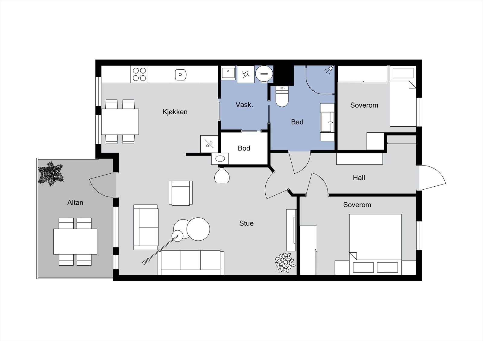 Plantegning - 2. etasje Galleribilde