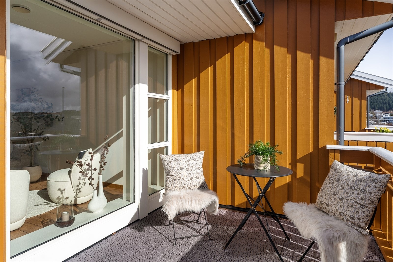 Balkongen er delvis overbygget Galleribilde