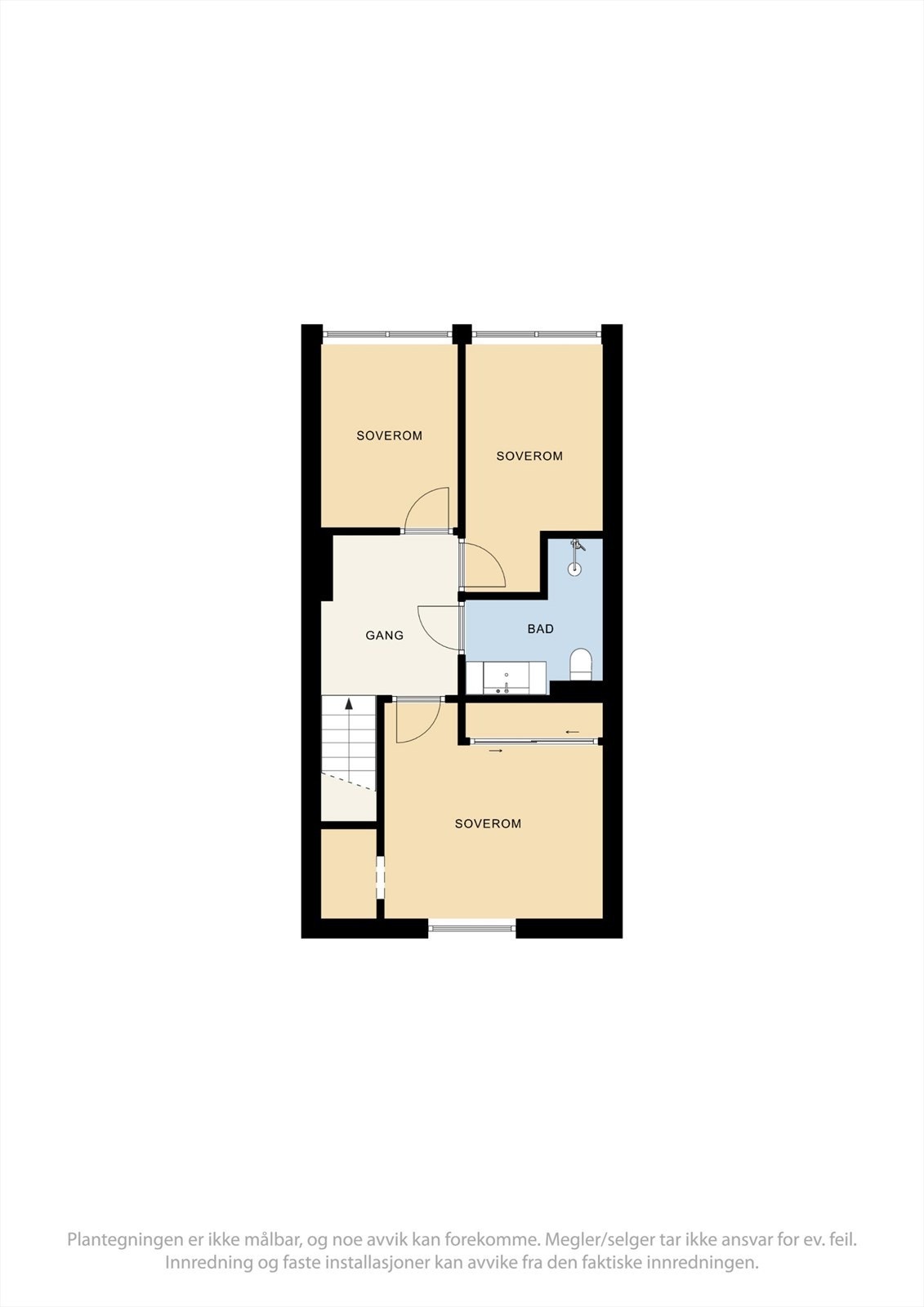 Plantegning, 2.etasje Galleribilde