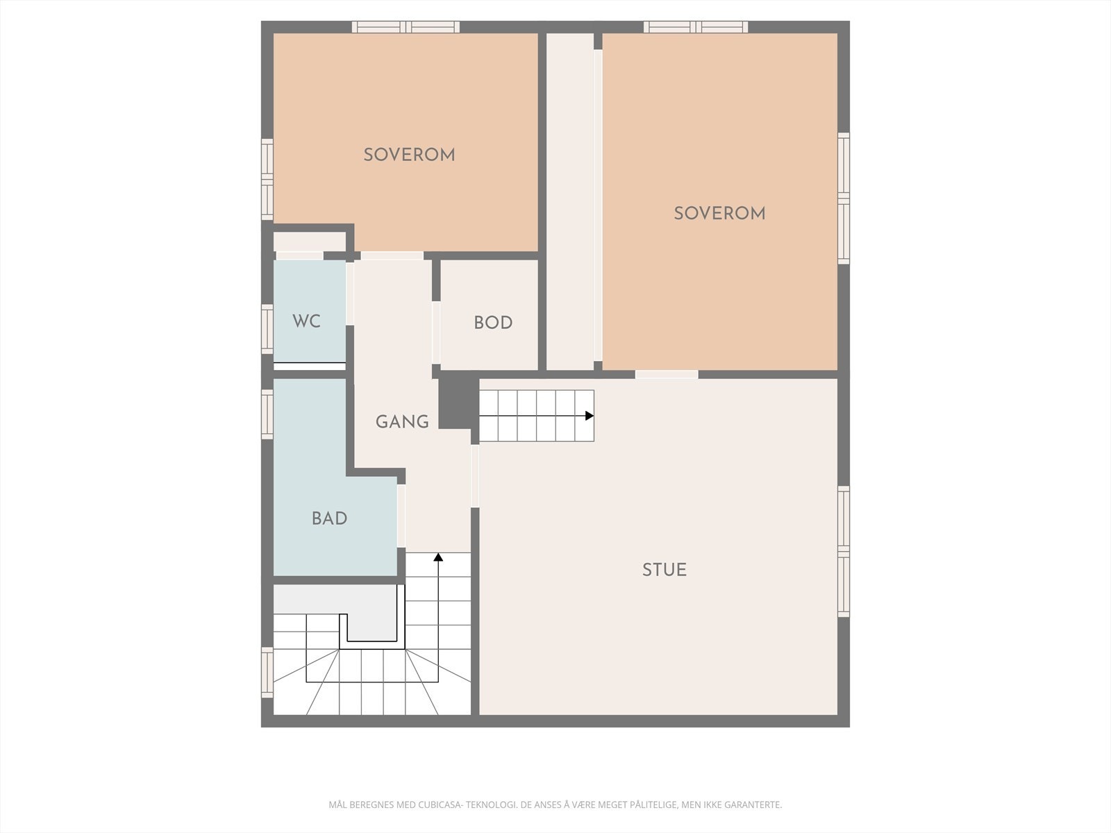 Plantegning 2. etasje. Galleribilde