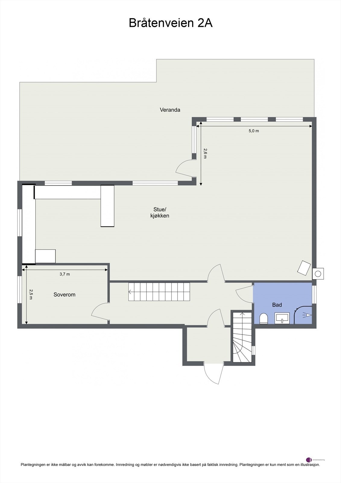 Plantegning 1. etasje. Galleribilde