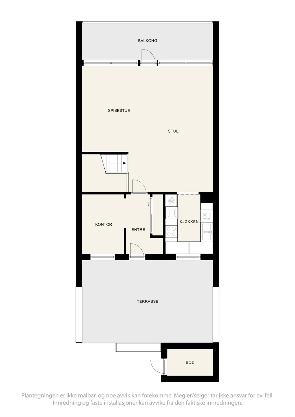 Plantegning 1. etasje. Galleribilde