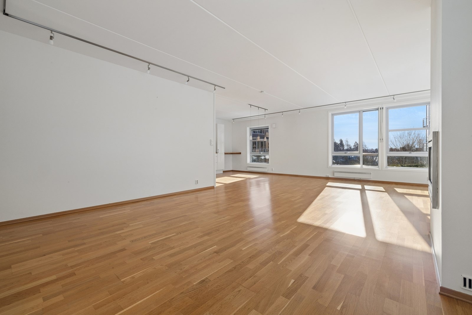 Det store, åpne arealet gir fleksibilitet for møblering etter eget ønske. Galleribilde