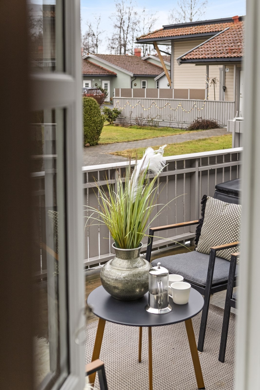 Utsikt fra terrassen. Galleribilde