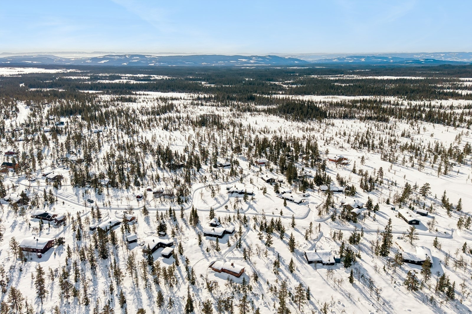 Med nærmeste preparerte langrennsløype kun 145 meter unna, er dette et eldorado for skientusiaster. Galleribilde