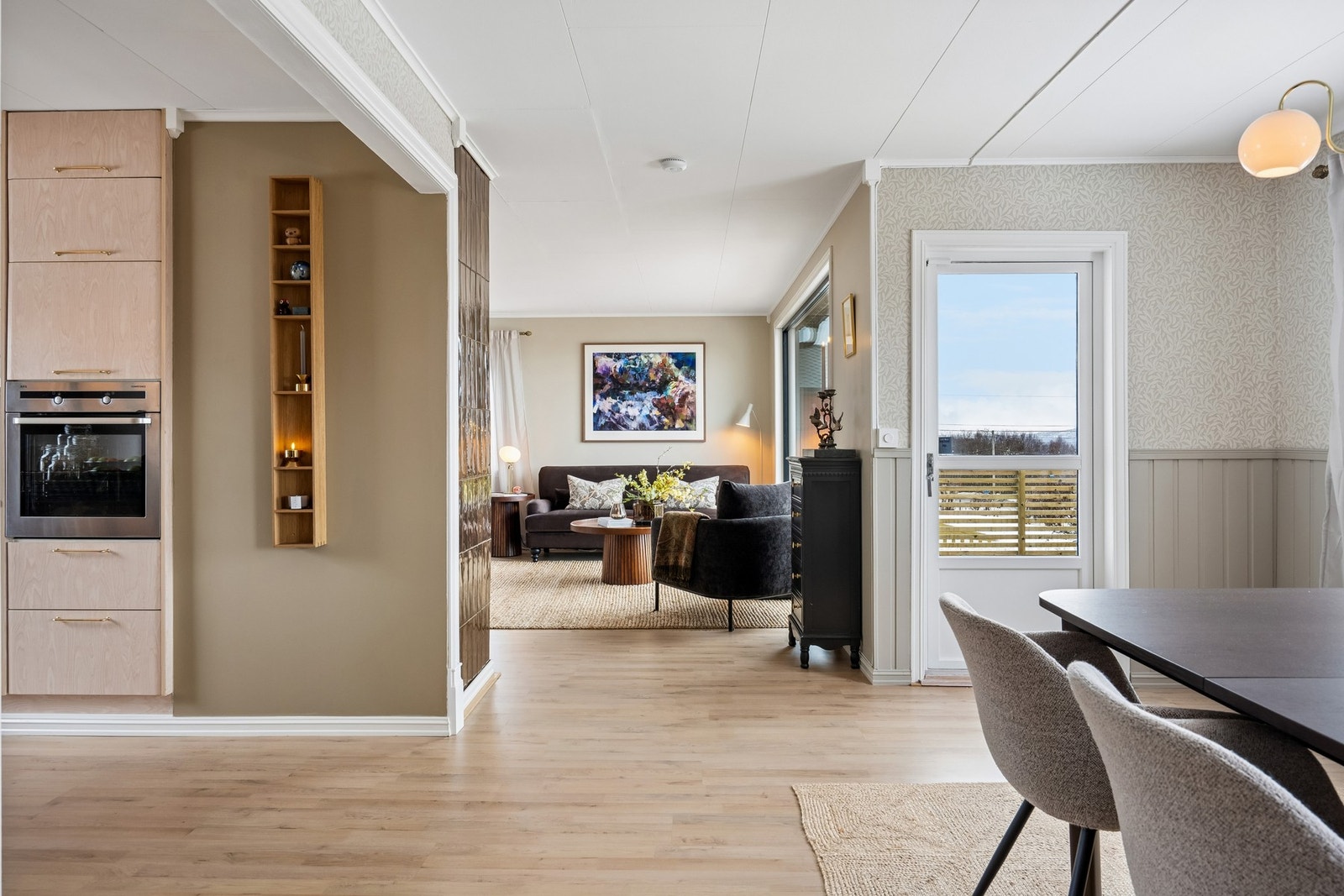 Oppholdsrommene har en naturlig soneinndeling Galleribilde