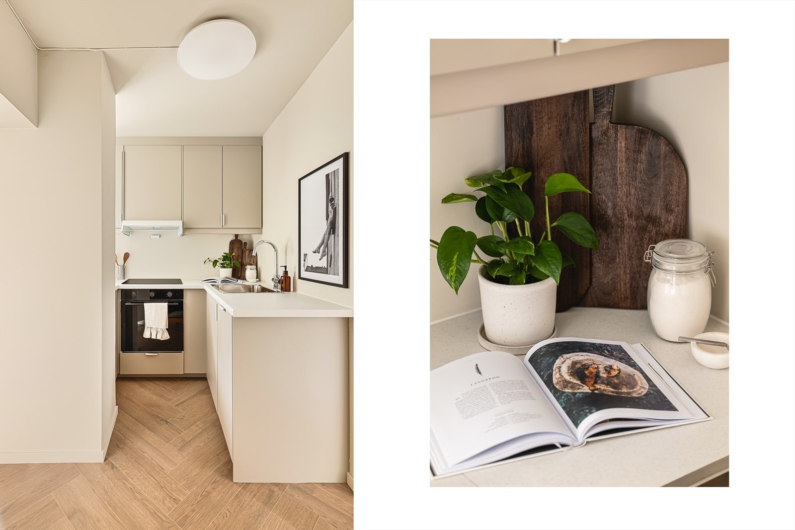 Meget god skap- og benkeplass. Galleribilde