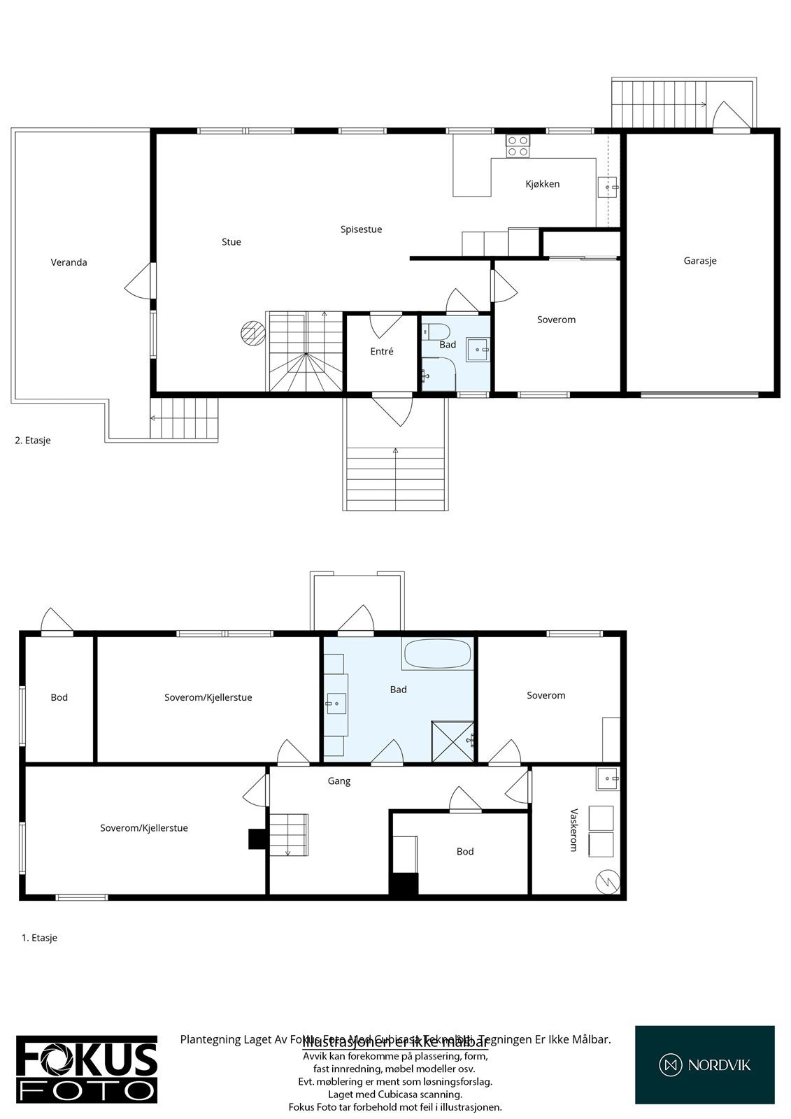 Oversikt plantegning Galleribilde