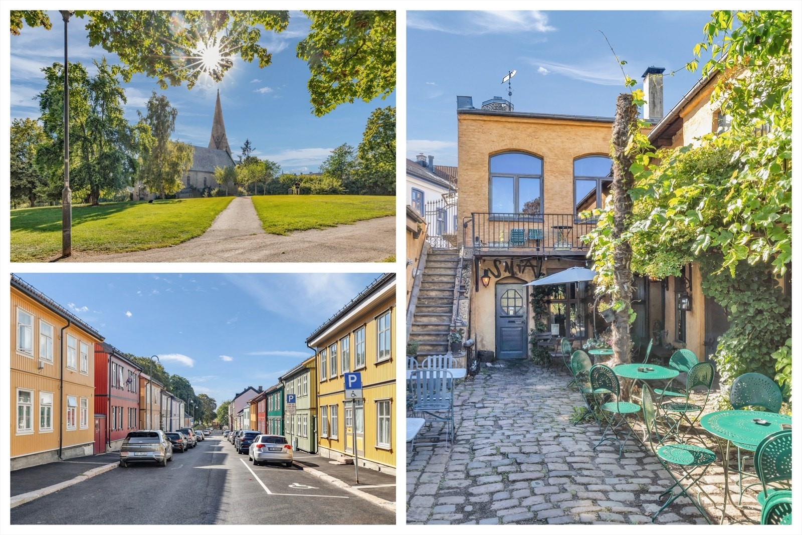 Kort vei til Vålerenga som er et ettraktet boligområde, godt kjent for sin sjarmerende trehusbebyggelse og Vålerenga parken Galleribilde
