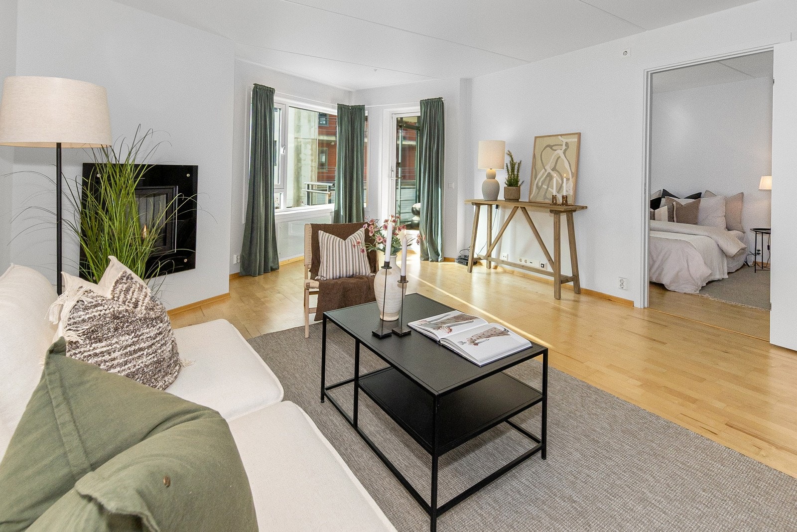 Vannbåren varme i leiligheten og balansert ventilasjon Galleribilde