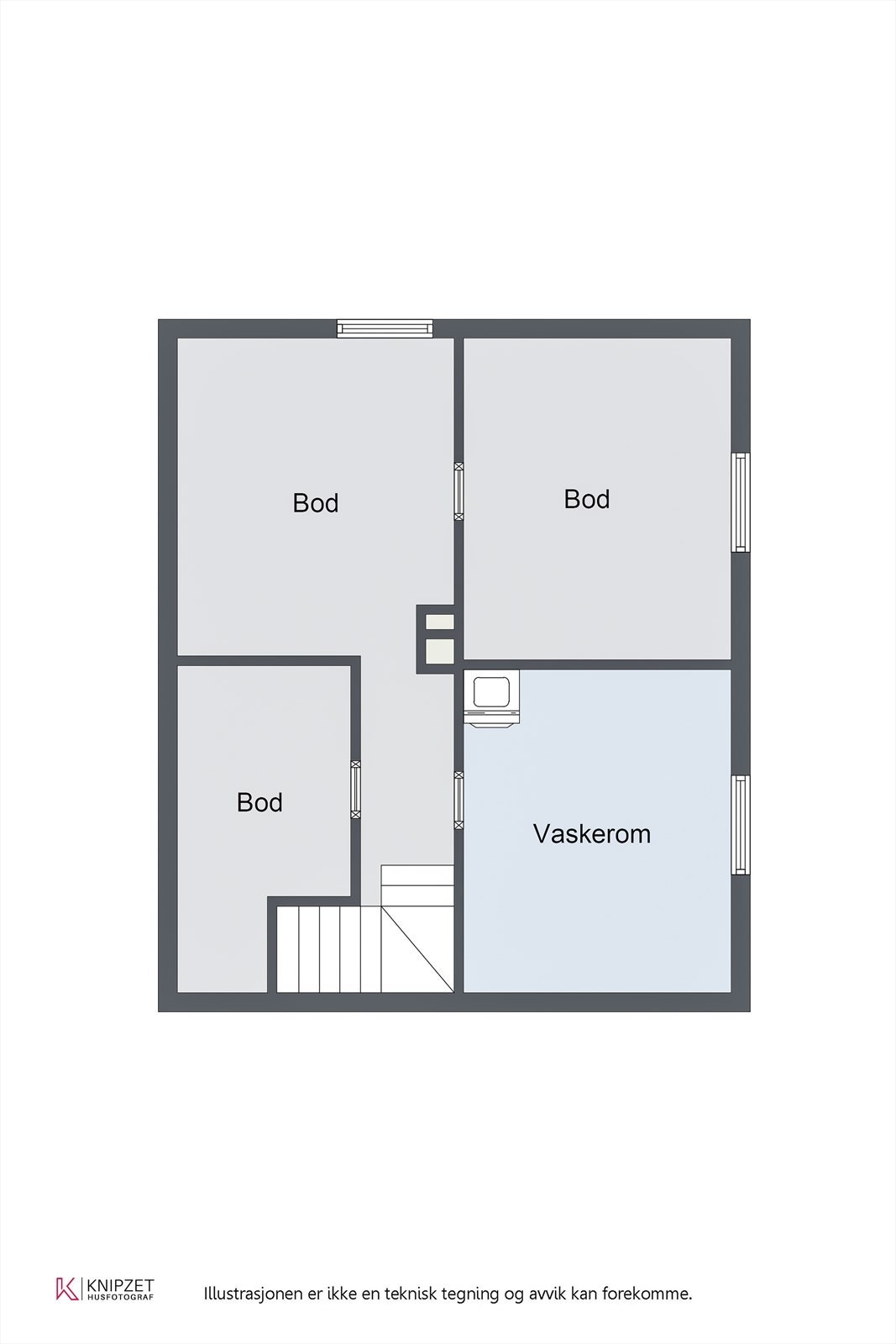 Pantegning kjeller Galleribilde