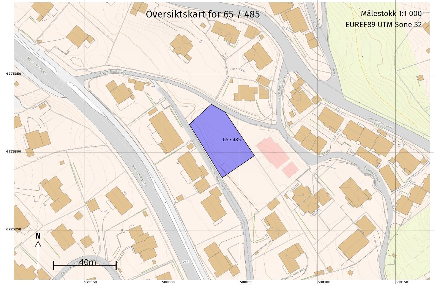 Eiendomskart Eyolf Soots veg 2 Galleribilde