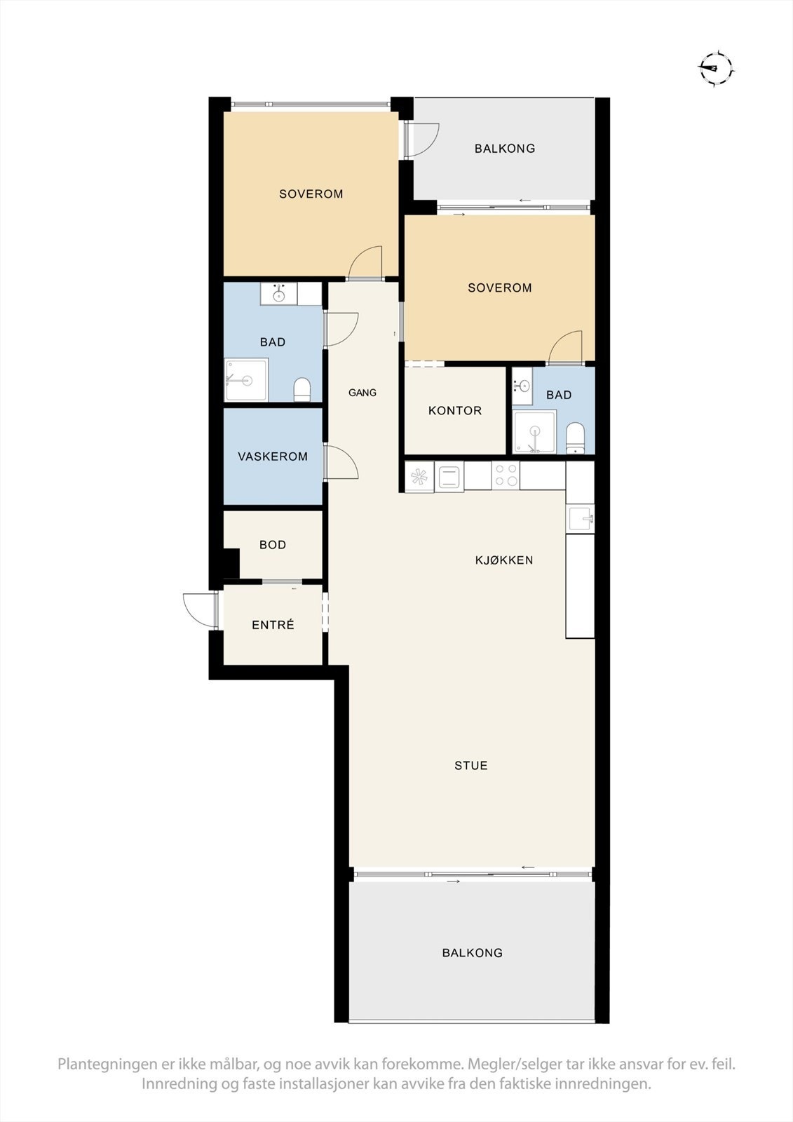 Plantegning. Galleribilde