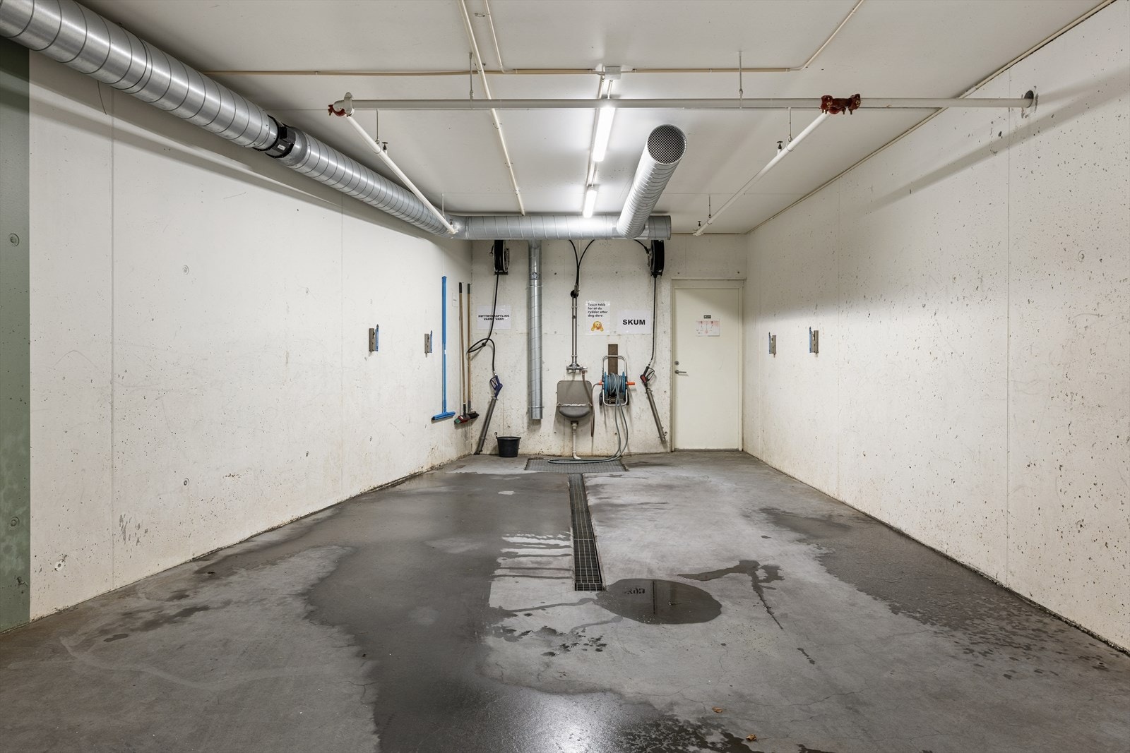 Praktisk vaskehall for beboerne. Galleribilde