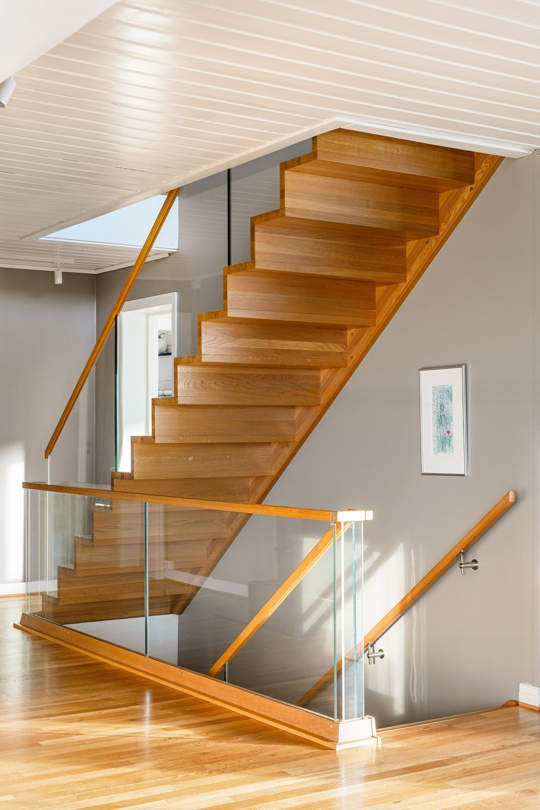 Høykvalitetstrapper i heltre av eik fra 2012. Galleribilde