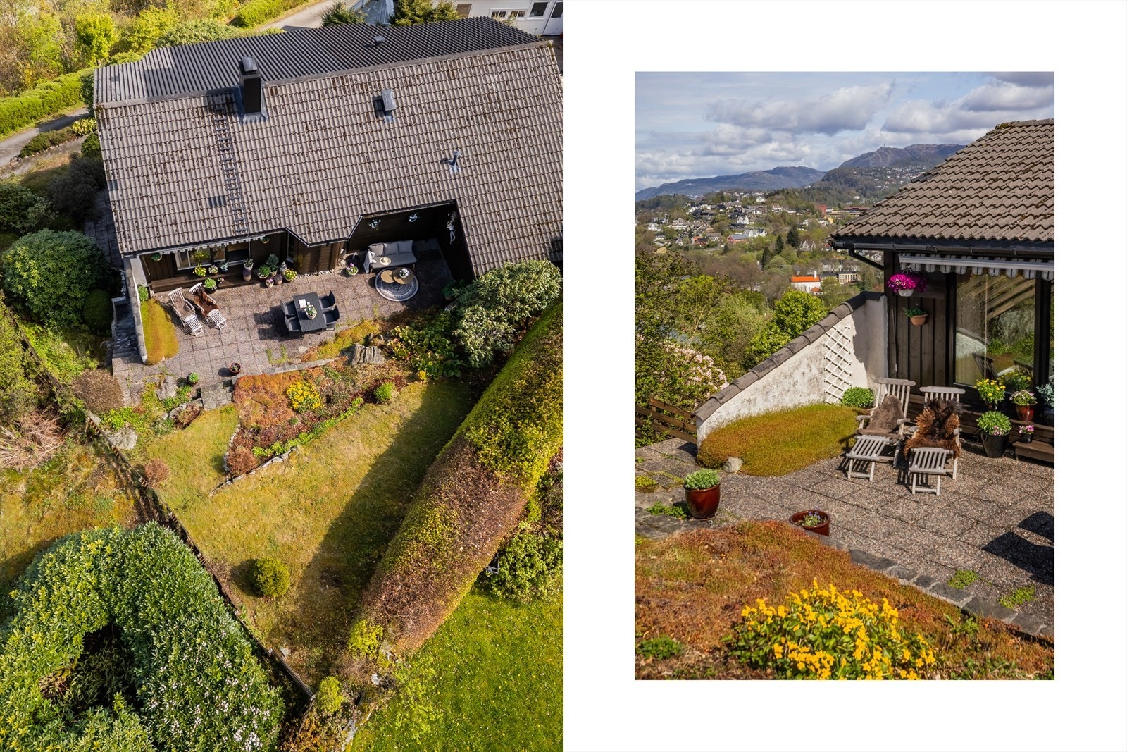 Eiendommen byr på gode solforhold fra morgen til kveld. Galleribilde