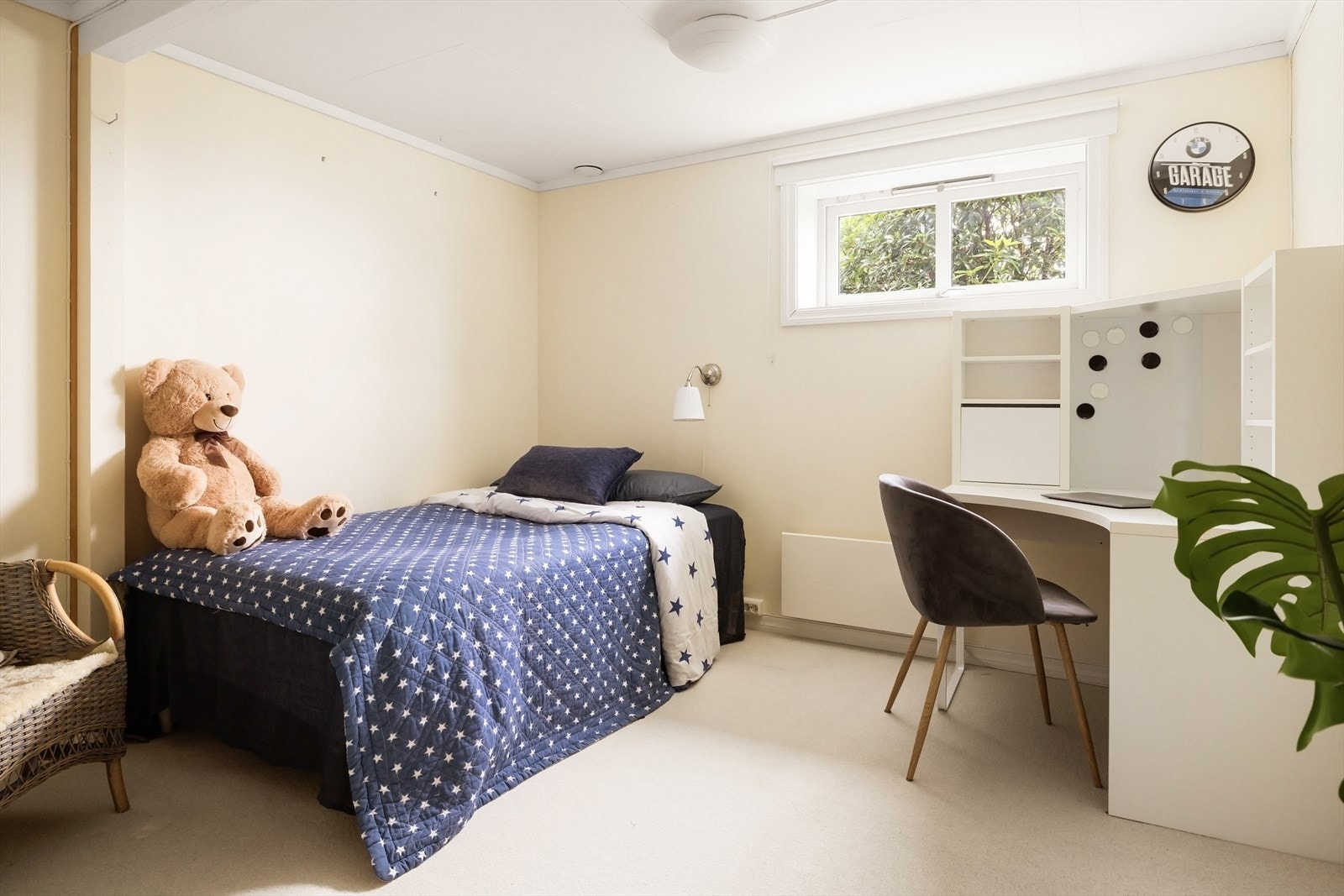 Dette soverommet måler 14,6m². (Soverommet er ikke godkjent) Galleribilde