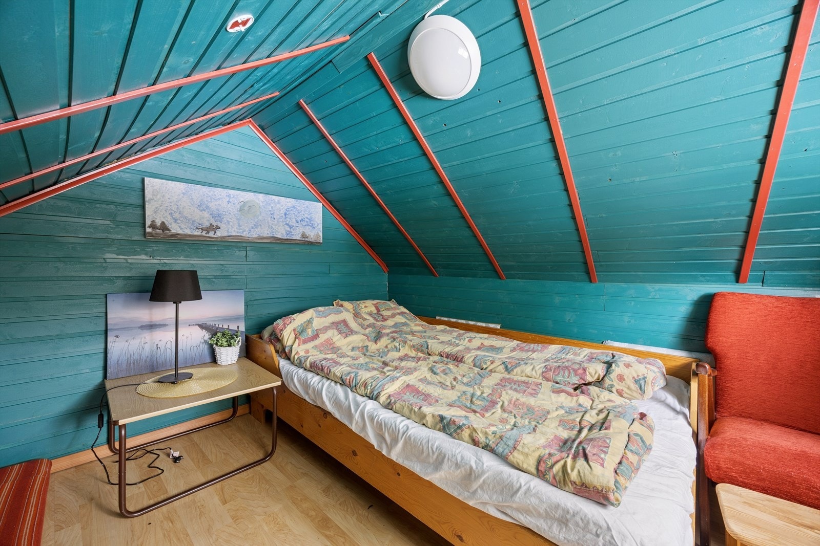 Loftsrom - ikke godkjent som rom for varig opphold. Galleribilde