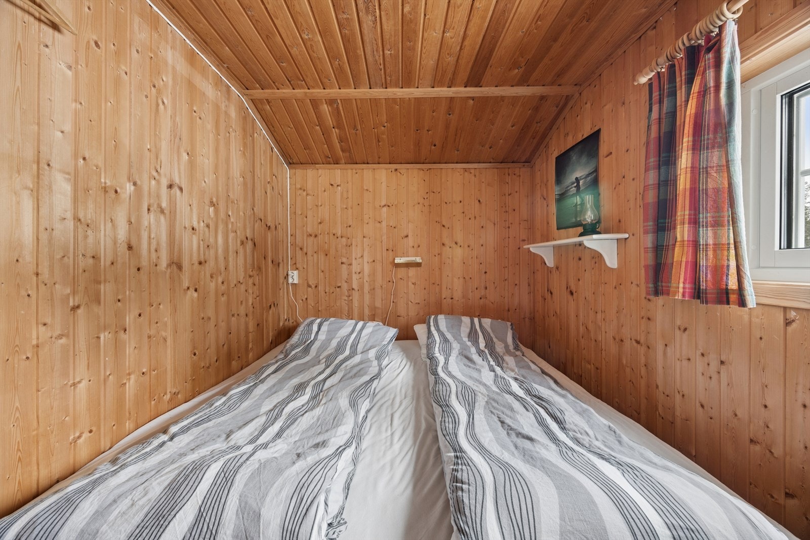 Det er etablert to soverom i fritidsboligen. Galleribilde