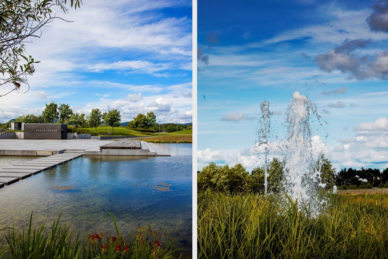 Festplassen i Nansenparken. Galleribilde