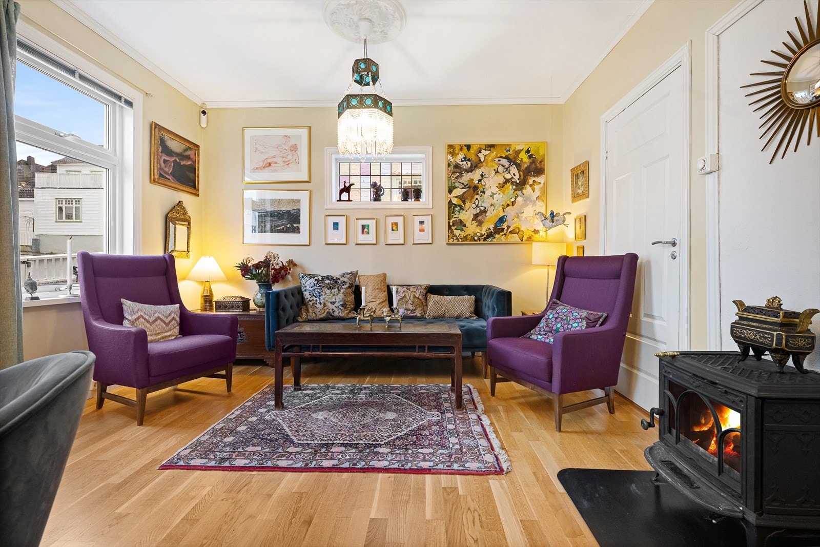 Lys og trivelig hovedstue Galleribilde