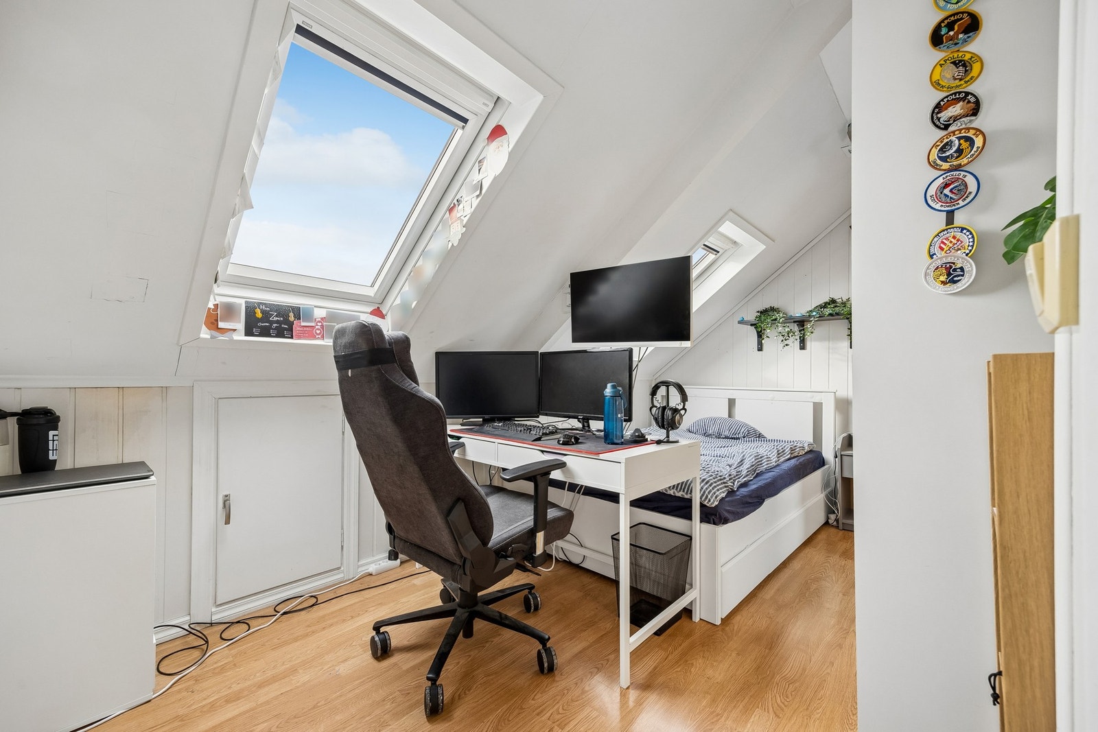 Flere rom gir fleksibilitet for kontor, gjesterom eller lagring Galleribilde