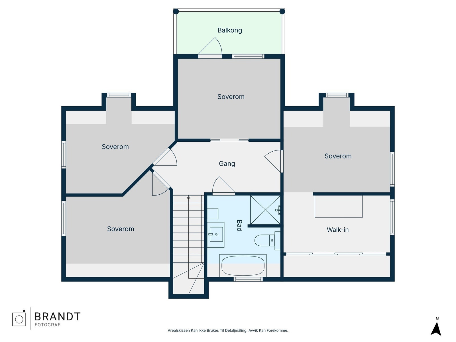 Plantegning 2 etasje Galleribilde