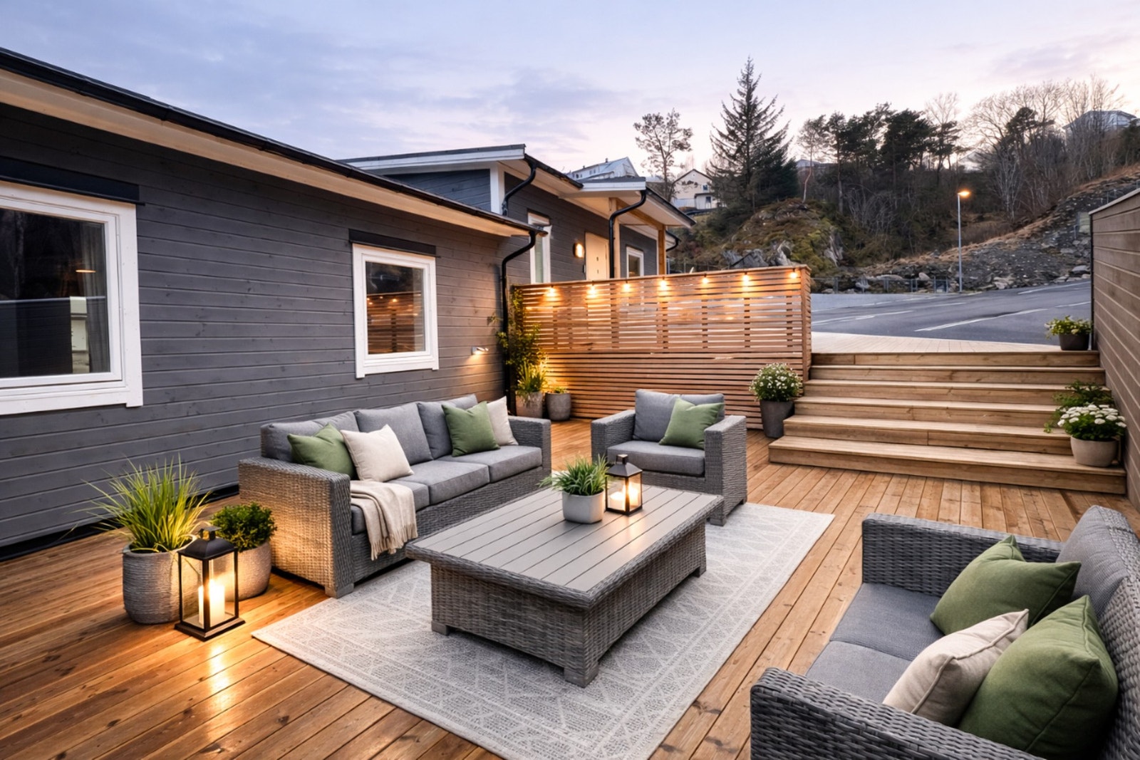 En innholdsrik bolig med store utearealer, to stuer og mye plass til oppbevaring. Galleribilde