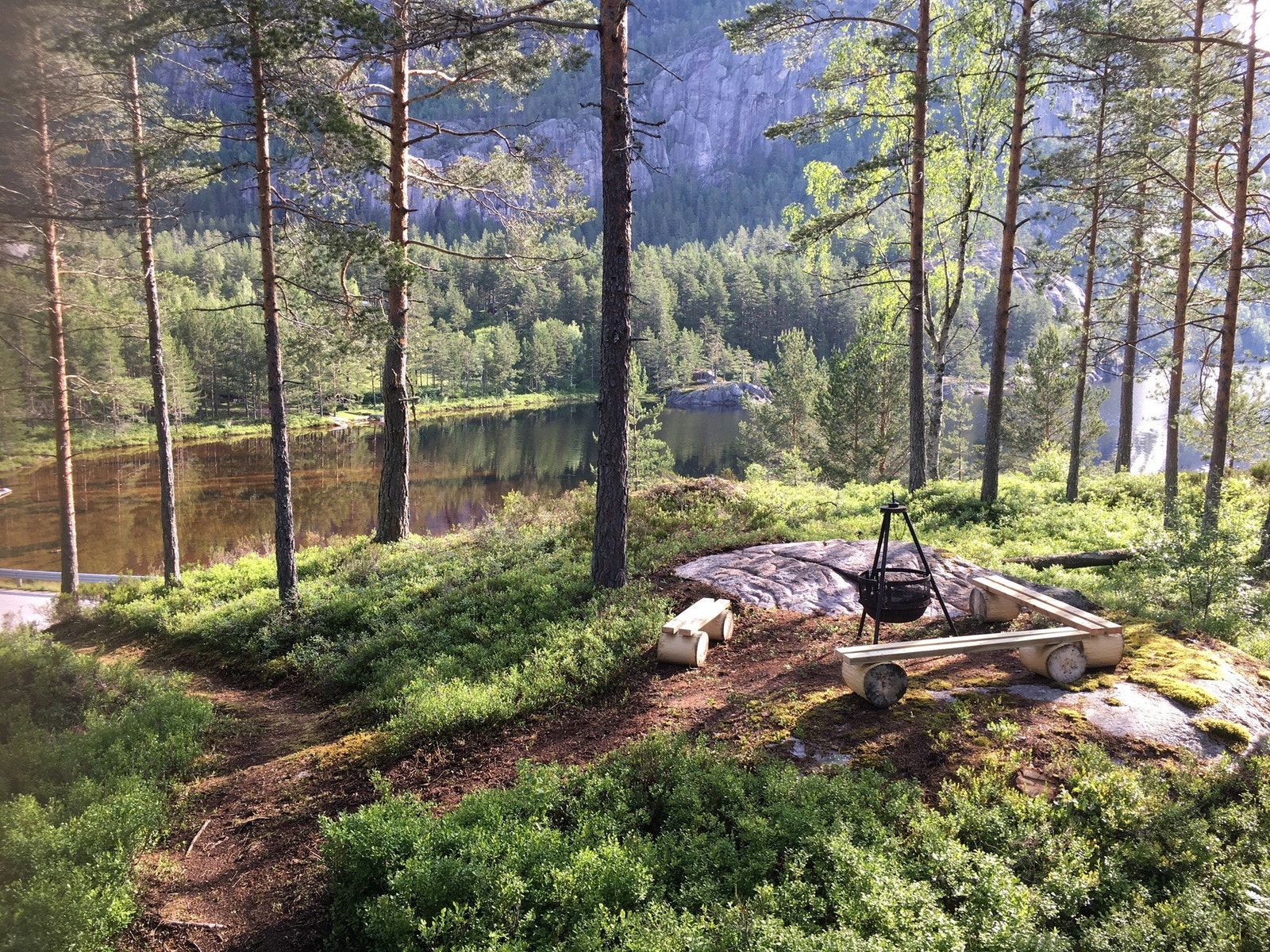 Selger egne bilder. Galleribilde