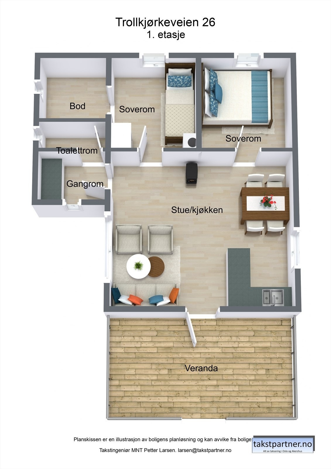 Plantegning Galleribilde