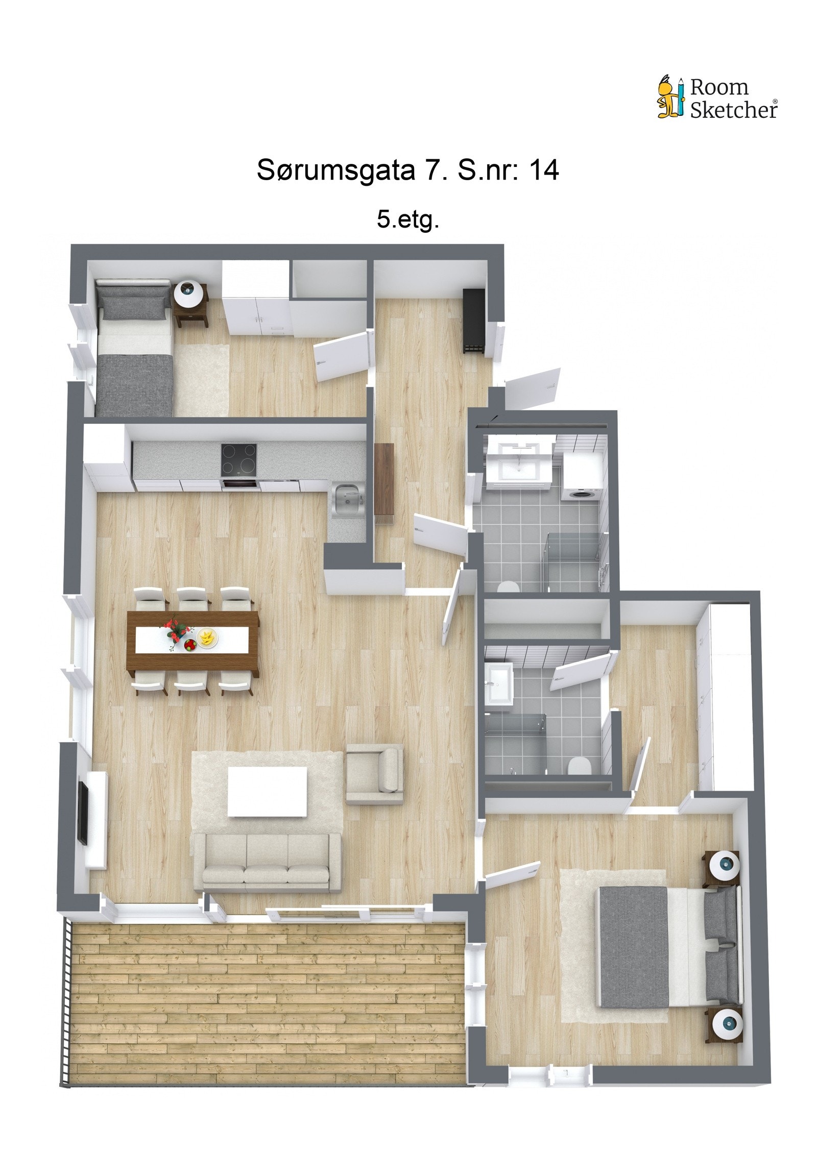 Plantegning Galleribilde