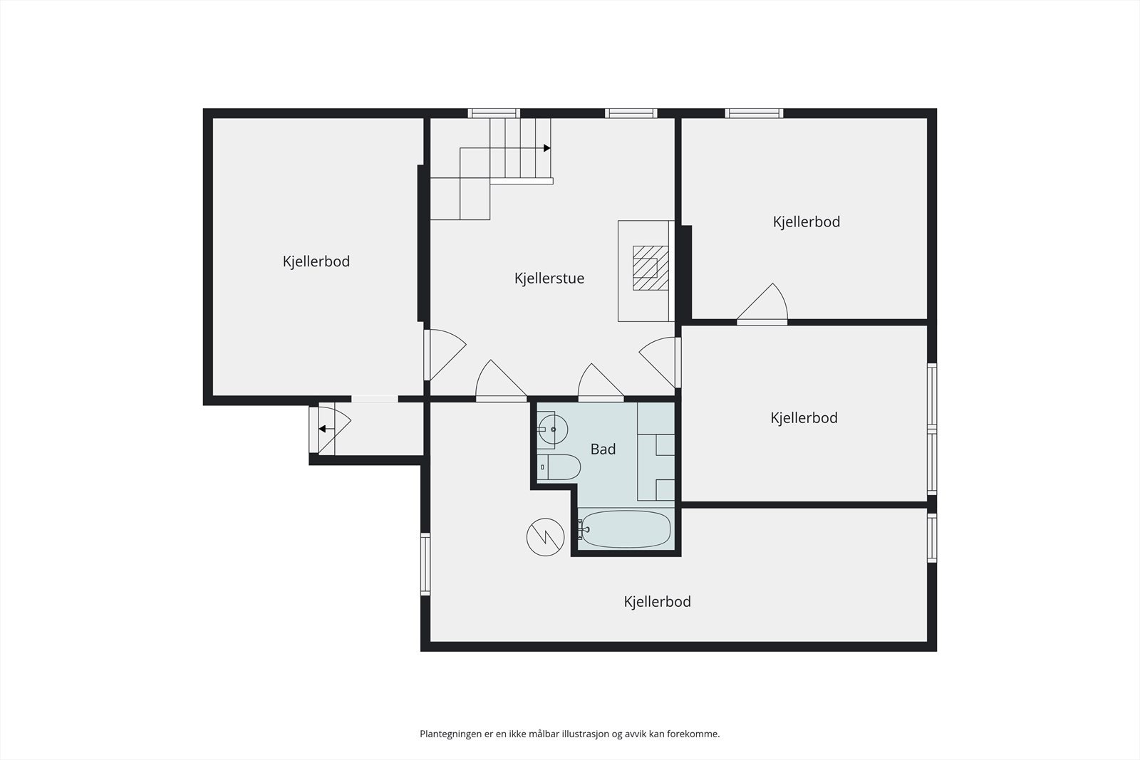 Plantegning Galleribilde