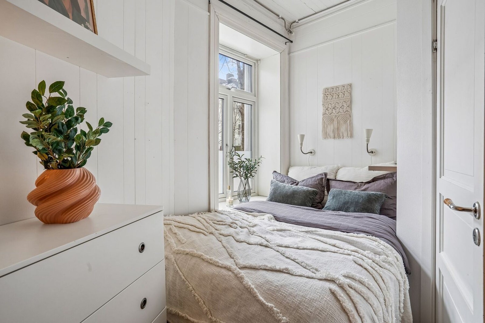 Soverommet er av god størrelse på 8,5 kvadratmeter. Galleribilde