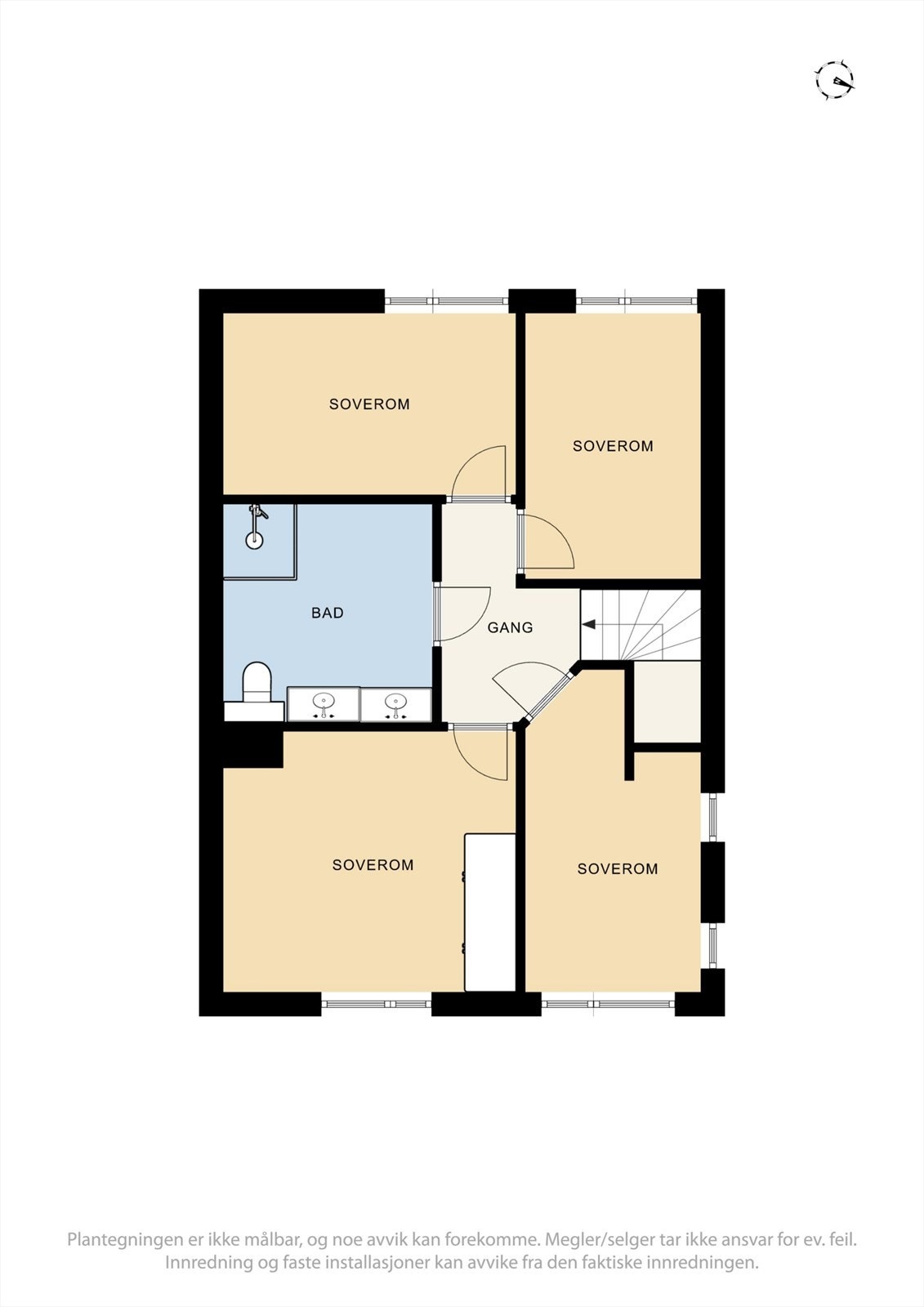 Plantegning 2. etasje. Galleribilde