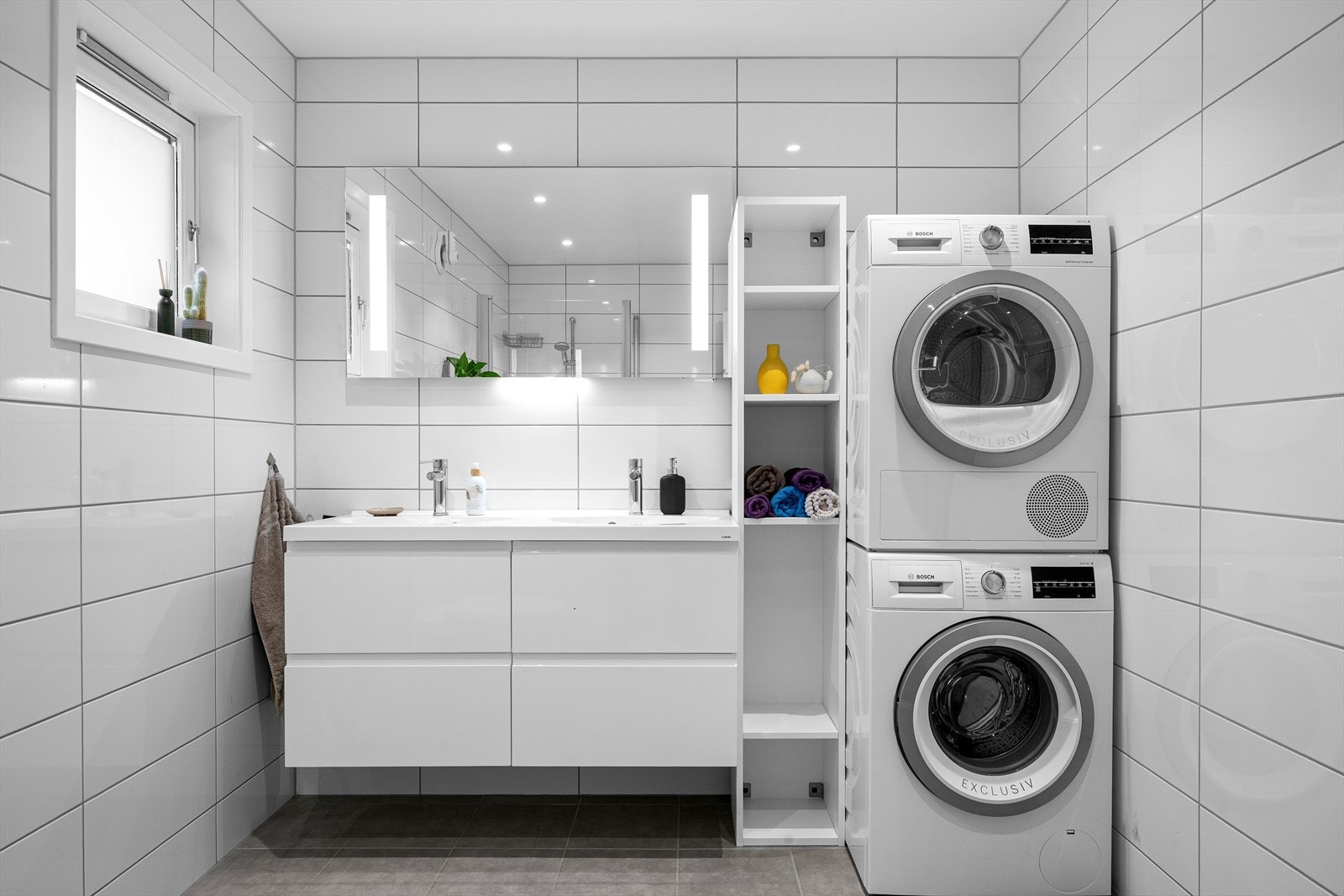 Rommet fungerer også som vaskerom Galleribilde