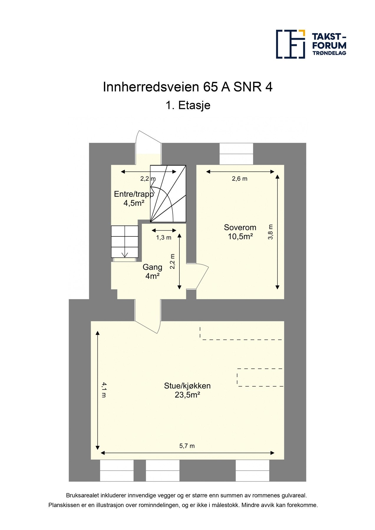 Plantegning 1.etasje Galleribilde
