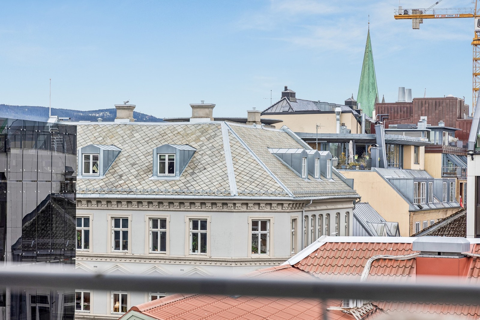 Utsikt fra balkongen. Galleribilde