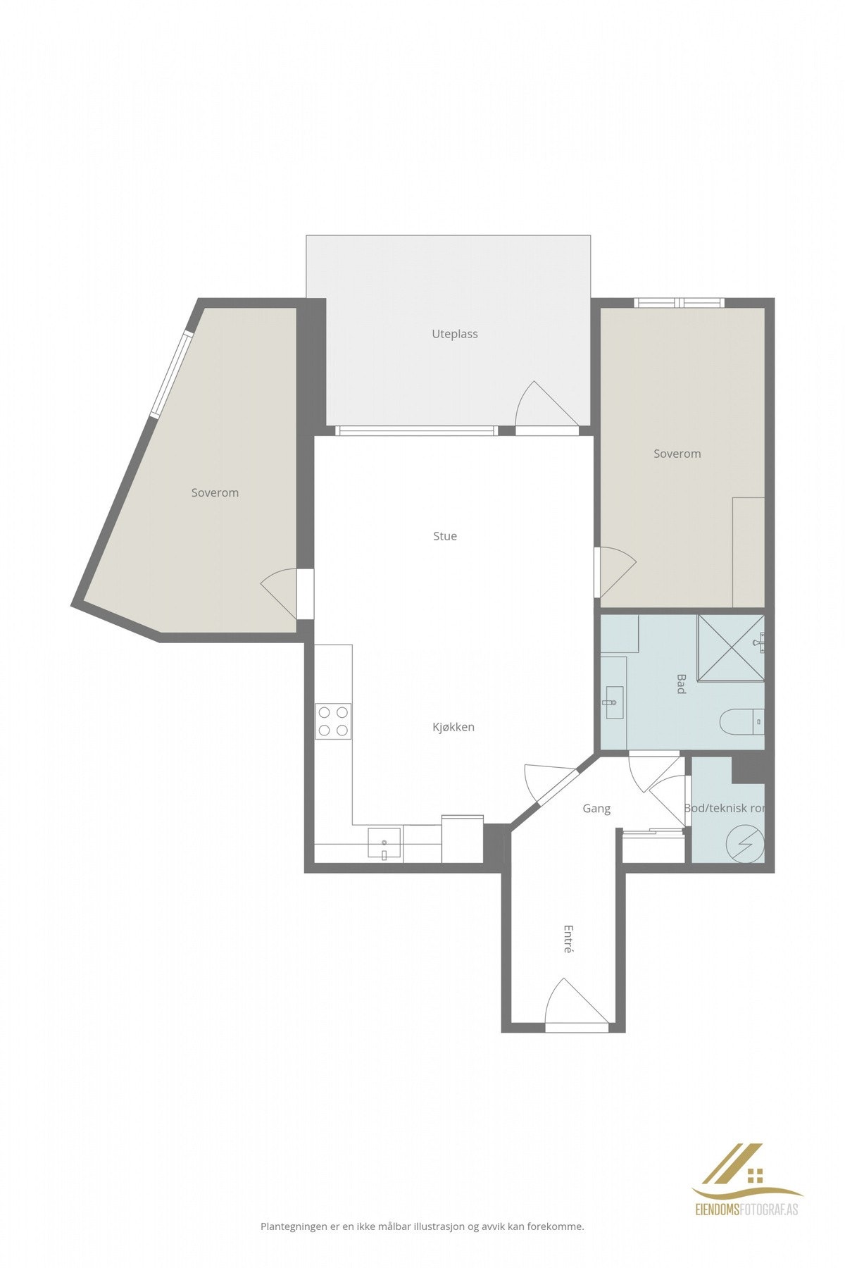 Plantegning Galleribilde