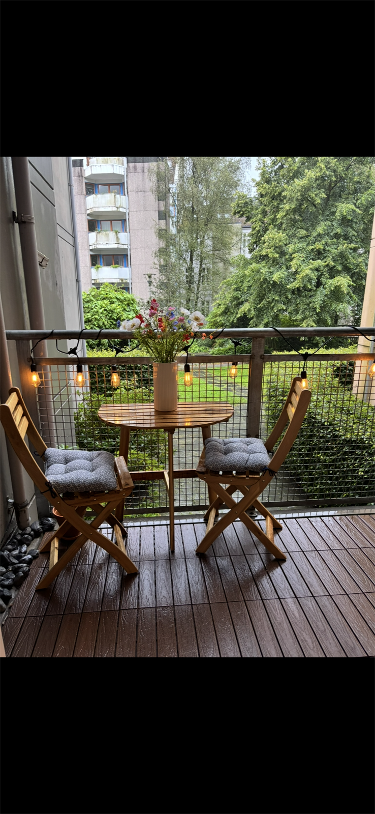 Sommerbilde fra balkong Galleribilde