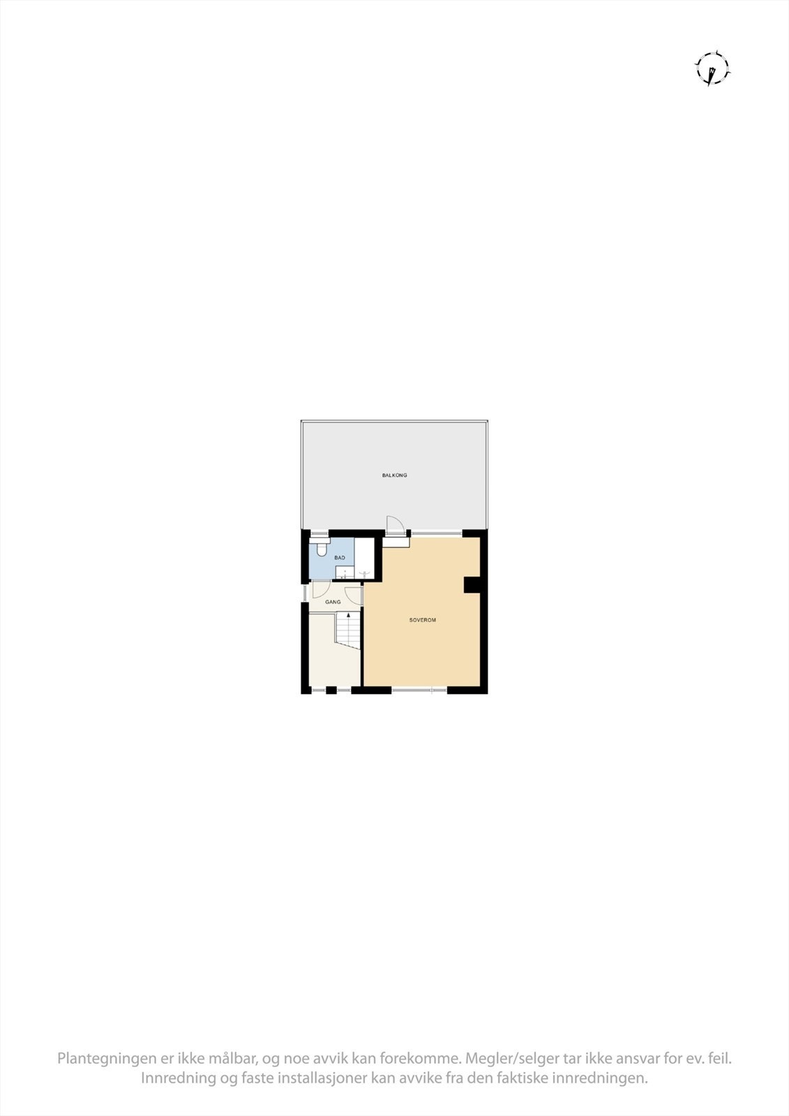 Plantegning, tredje etasje. Galleribilde