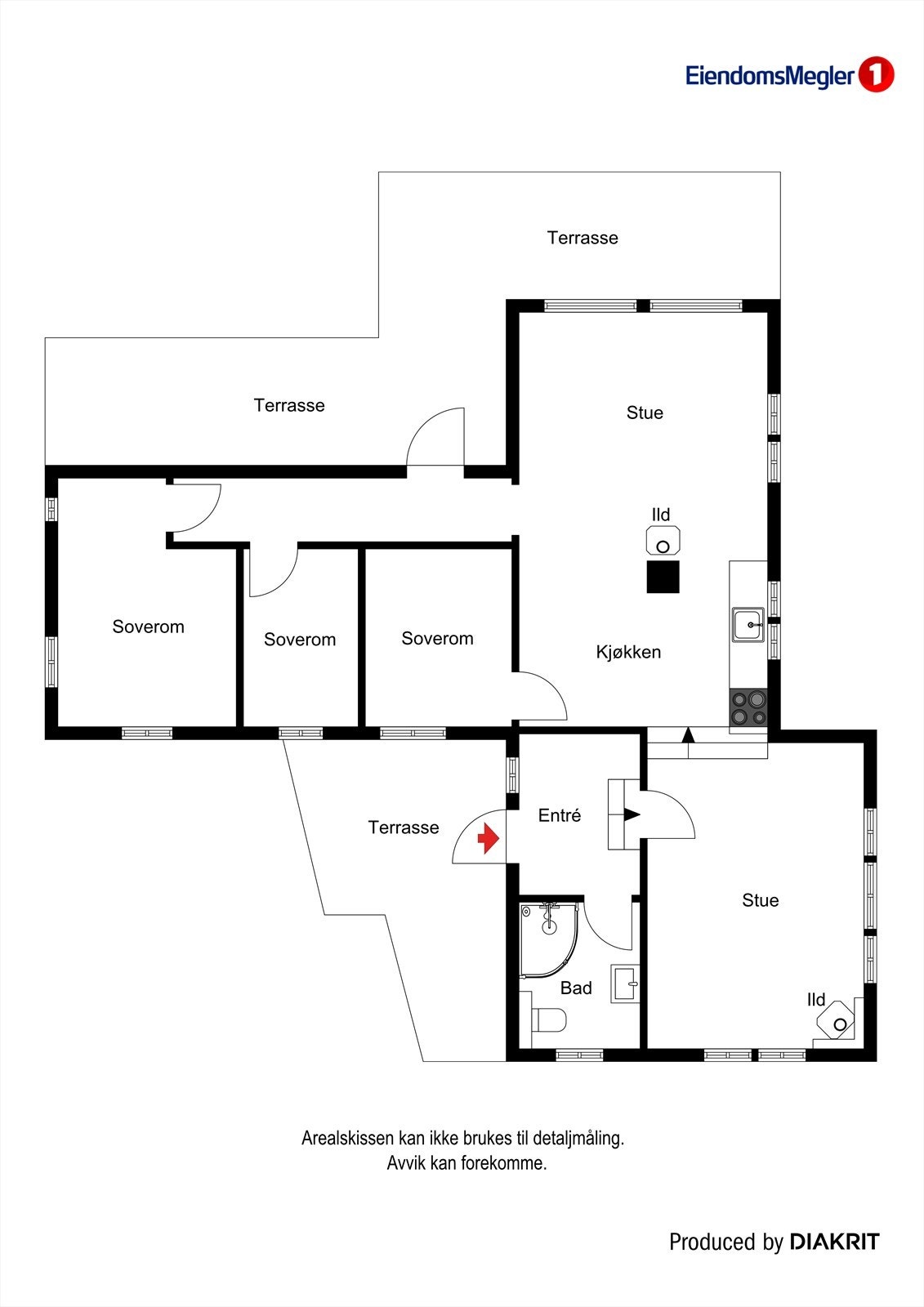 Plantegning Galleribilde