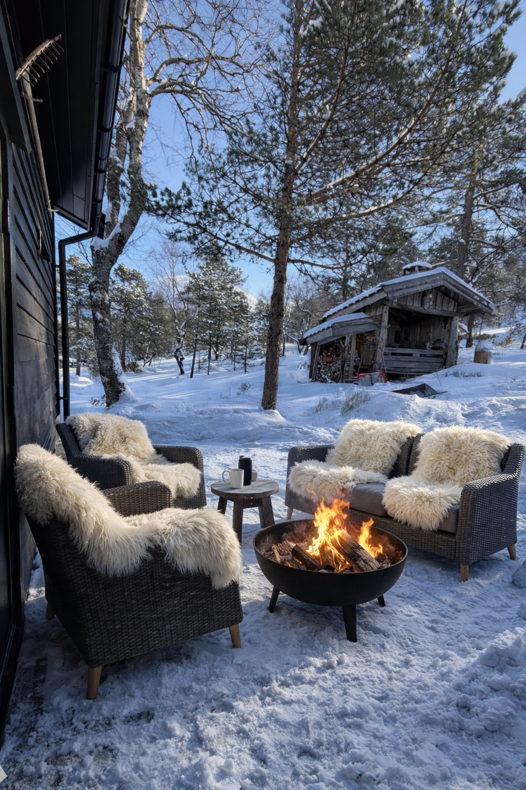 Fin usjenert uteplass, Ai redigert av selger. Galleribilde