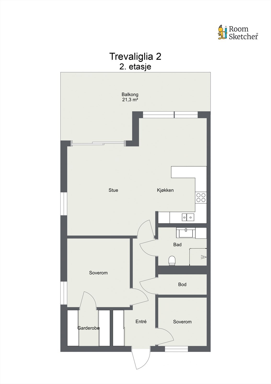 Plantegning Galleribilde