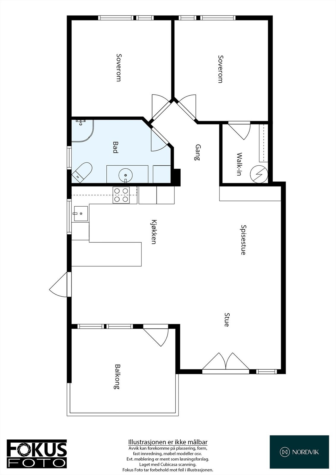 Plantegning Galleribilde