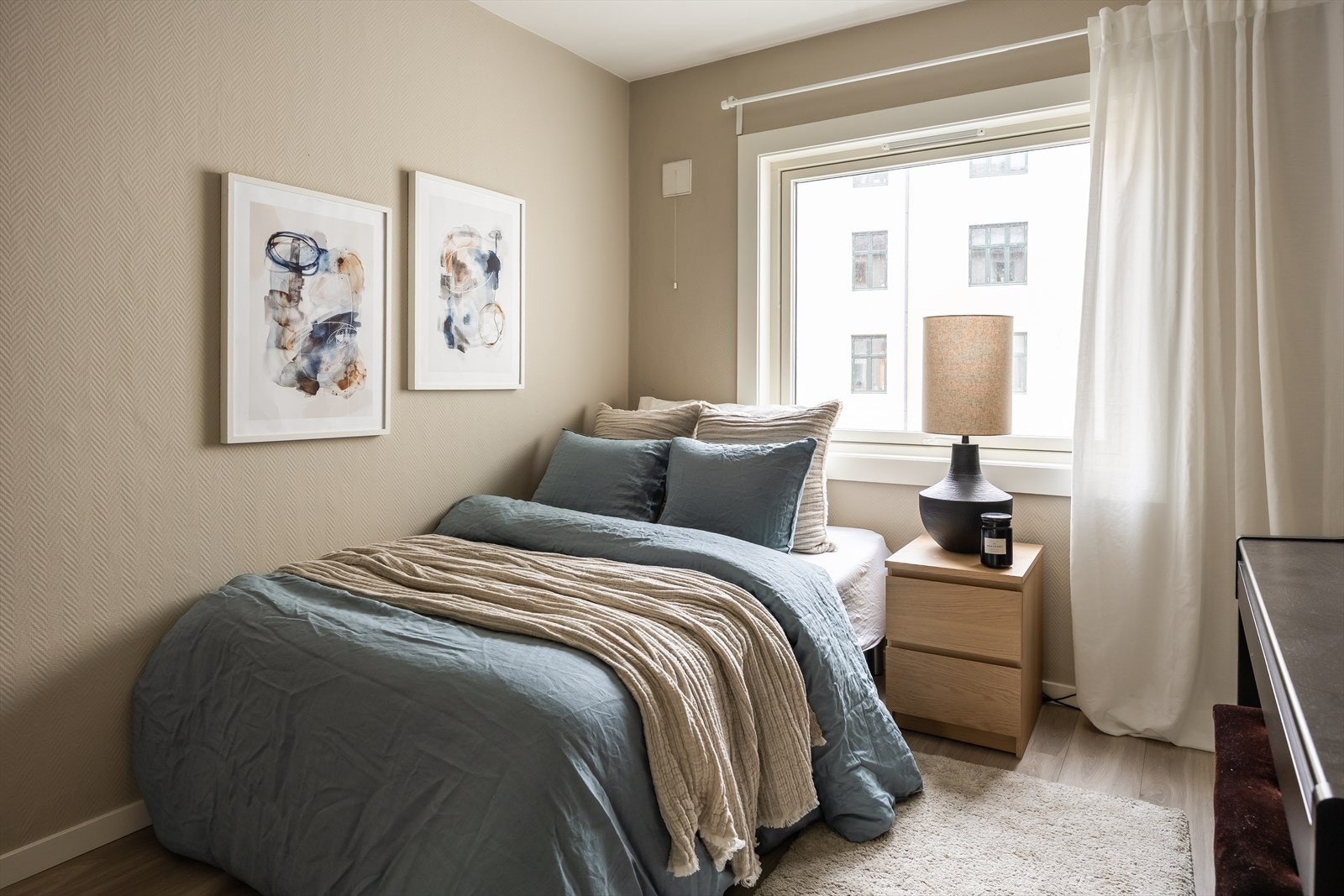 Leilighetens andres soverom er på 11 m². Galleribilde