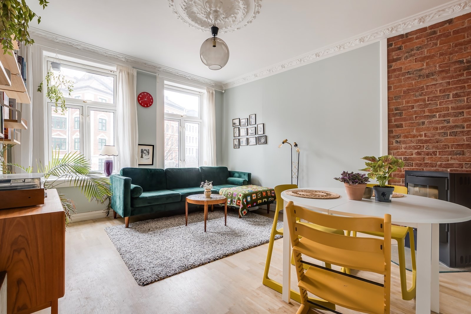 Harmoniske fargetoner og en herlig atmosfære beskriver Kjølberggata 24A godt! Fotograf: Kenneth Willassen. Galleribilde