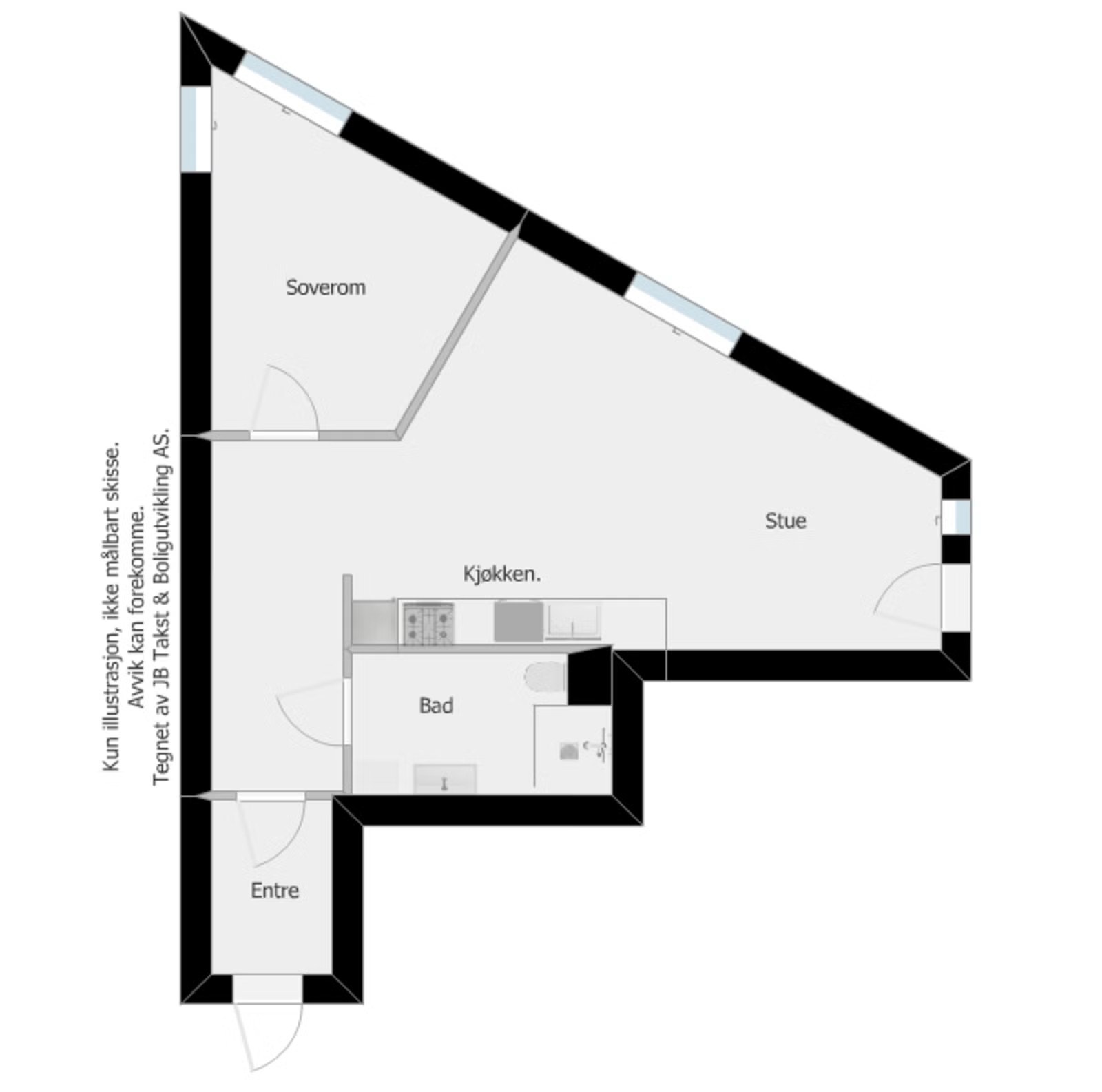 Plantegning (avvik kan forekomme) Galleribilde