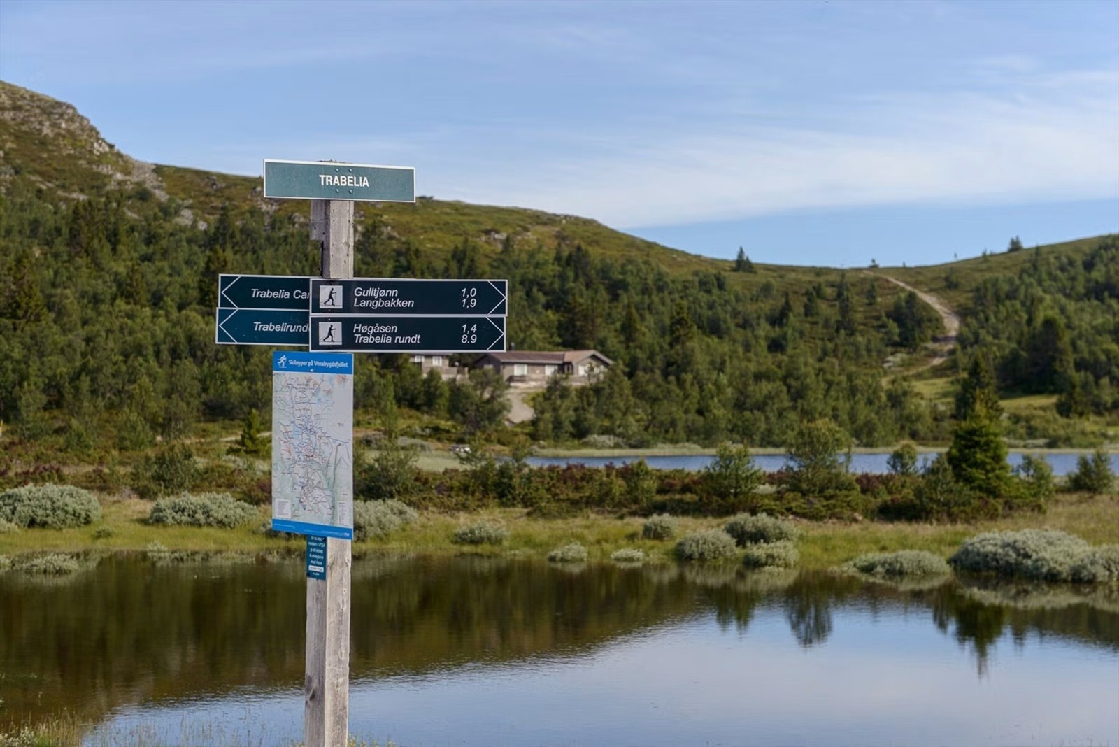 Grønnskartjønnet rett ved tomtene Galleribilde